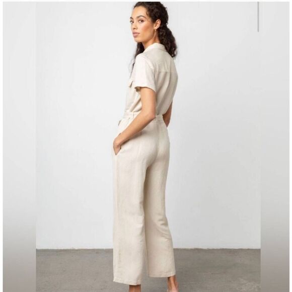 Rails Callie Belted Utility Jumpsuit Size Medium - Picture 2 of 7